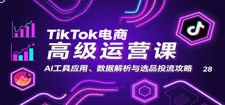 TikTok电商高级运营课:AI工具应用、数据解析与选品投流攻略插图 TikTok电商高级运营课:AI工具应用、数据解析与选品投流攻略插图