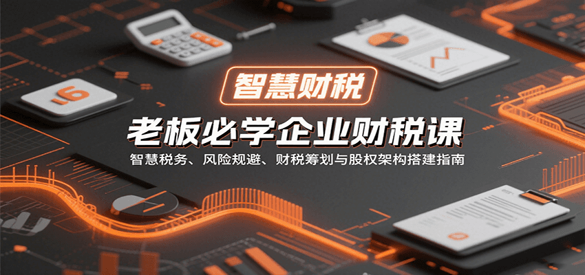 老板必学企业财税课：智慧税务、风险规避、财税筹划与股权架构搭建指南插图