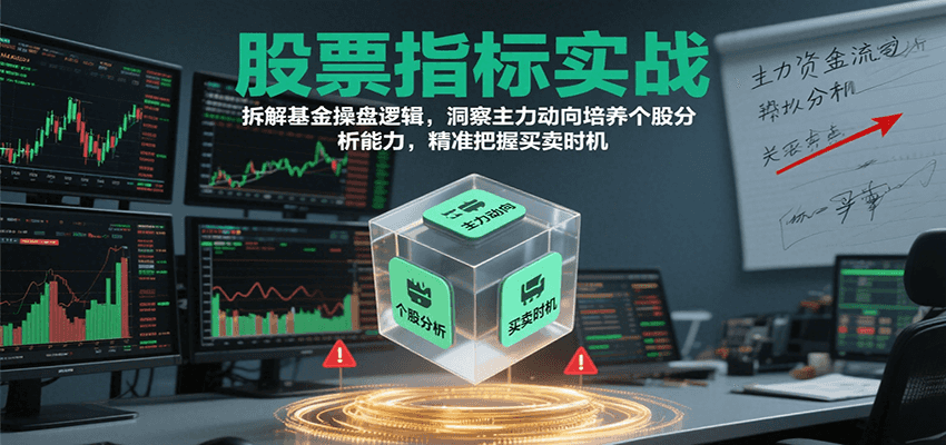 股票指标实战，基金操盘逻辑拆解，洞察主力动向培养个股分析能力把握买卖时机（更新）插图