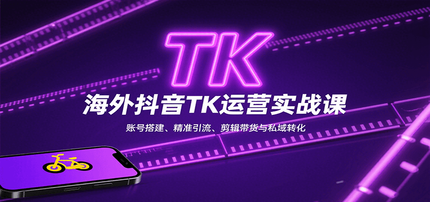 海外抖音TK运营实战课：账号搭建、精准引流、剪辑带货与私域转化插图