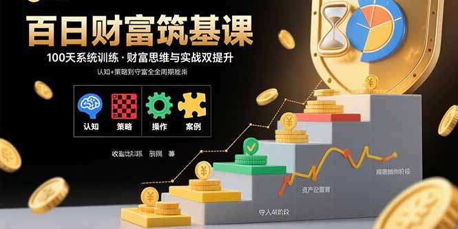 （15874期）百日财富筑基课：认知+策略+实操+案例拆解  实现从创富到守富全周期能力插图