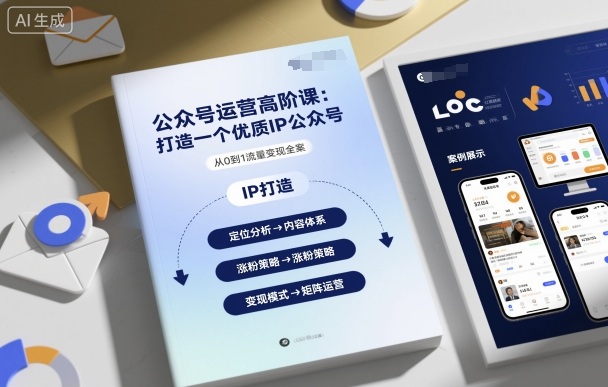 公众号运营高阶课，打造一个优质IP公众号插图