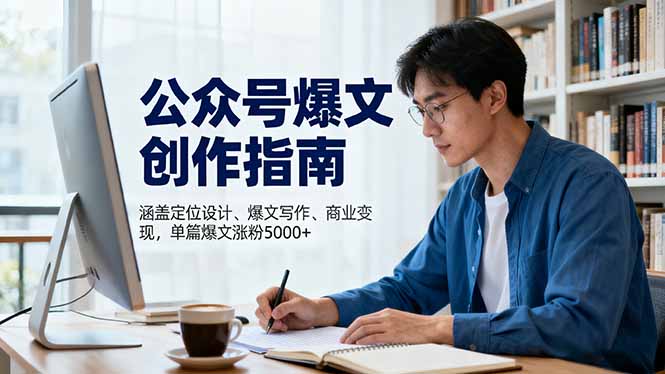 (16380期)公众号爆文创作指南,涵盖定位设计+爆文写作+商业变现,单篇爆文涨粉5000+插图 (16380期)公众号爆文创作指南,涵盖定位设计+爆文写作+商业变现,单篇爆文涨粉5000+插图