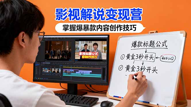 (16348期)影视解说变现营:通过30+实战案例爆款内容创作技巧,掌握影视解说盈利密码插图 (16348期)影视解说变现营:通过30+实战案例爆款内容创作技巧,掌握影视解说盈利密码插图