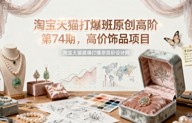 淘宝天猫打爆班原创高阶第74期,高价饰品项目插图 淘宝天猫打爆班原创高阶第74期,高价饰品项目插图
