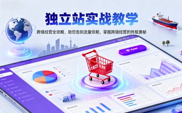 独立站实战教学，跨境经营全攻略，助您告别流量依赖，掌握跨境经营的终极奥插图