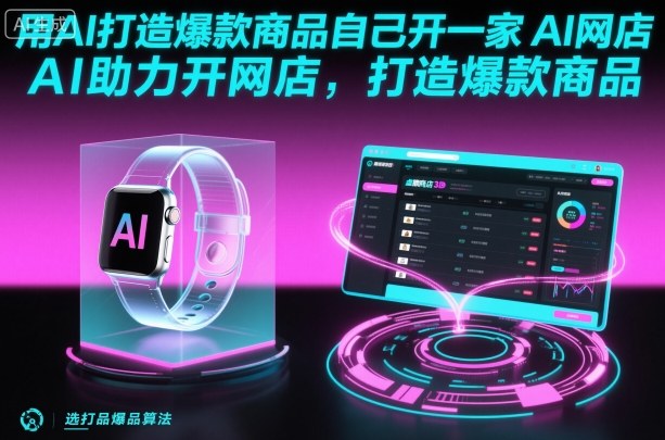 用AI打造爆款商品自己开一家AI网店，AI助力开网店，打造爆款商品插图