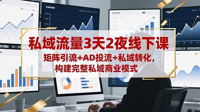 (16483期)私域流量3天2夜线下课,矩阵引流+AD投流+私域转化,构建完整私域商业模式插图 (16483期)私域流量3天2夜线下课,矩阵引流+AD投流+私域转化,构建完整私域商业模式插图