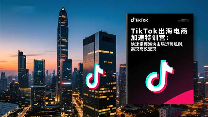 （16535期）TikTok出海电商加速特训营：快速掌握海外市场运营规则，实现高效变现插图