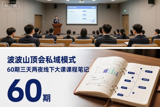 波波山顶会私域模式60期三天两夜线下大课课程笔记（文档）插图