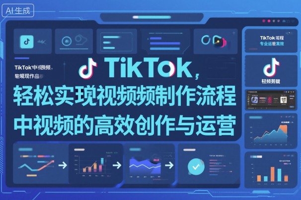 TikTok中视频制做流程，轻松实现Tk中视频的高效创作与运营插图