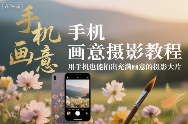 手机画意摄影教程，用手机也能拍出充满画意的摄影大片插图