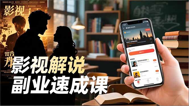 (16740期)Tk影视解说副业速成课,软件安装、全流程实操、爆款预设,新手两周变现插图 (16740期)Tk影视解说副业速成课,软件安装、全流程实操、爆款预设,新手两周变现插图