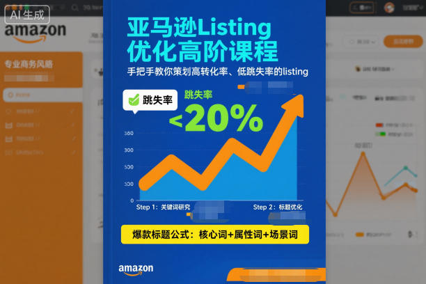 亚马逊Listing优化高阶课程，手把手教你策划高转化率、低跳失率的listing插图