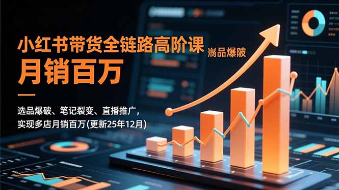 (16842期)小红书带货全链路高阶课,选品爆破、笔记裂变、直播推广,实现多店月销百万(更新25年12月)插图 (16842期)小红书带货全链路高阶课,选品爆破、笔记裂变、直播推广,实现多店月销百万(更新25年12月)插图