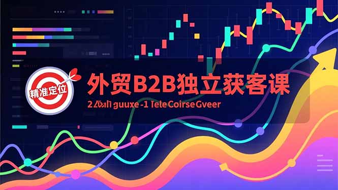 （16856期）外贸B2B独立获客课，Facebook主页搭建、消息互动广告、精准定位，打造高询盘系统插图