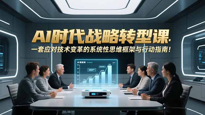 (16990期)AI时代战略转型课:一套应对技术变革的系统性思维框架与行动指南!插图 (16990期)AI时代战略转型课:一套应对技术变革的系统性思维框架与行动指南!插图