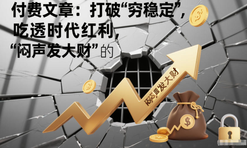 付费文章：打破“穷稳定”，吃透时代红利，“闷声发大财”的终极真谛插图