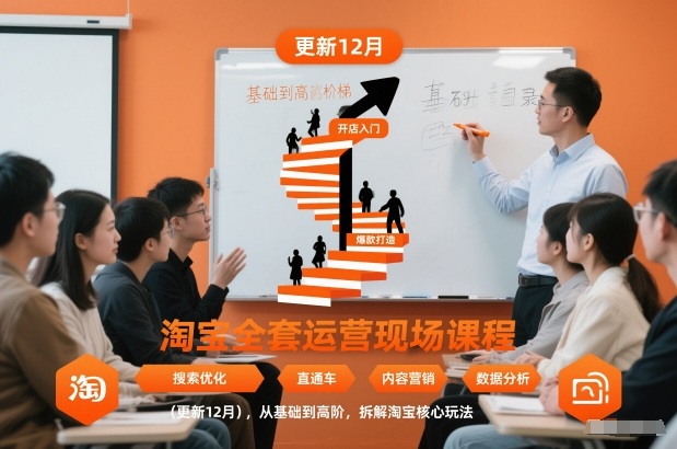 淘宝全套运营现场课程（更新12月），从基础到高阶，拆解淘宝核心玩法插图