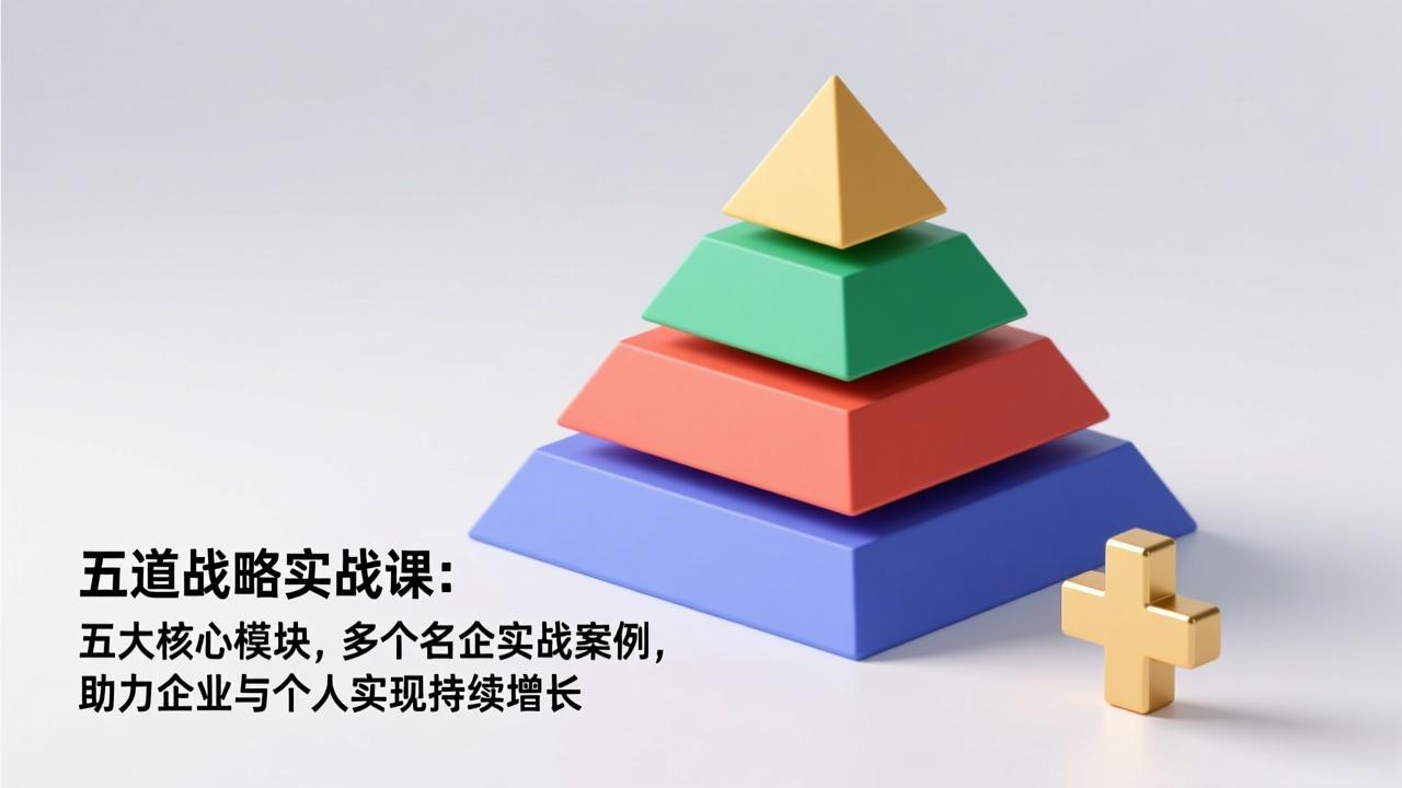 （17095期）五道战略实战课：五大核心模块，多个名企实战案例，助力企业与个人实现持续增长插图