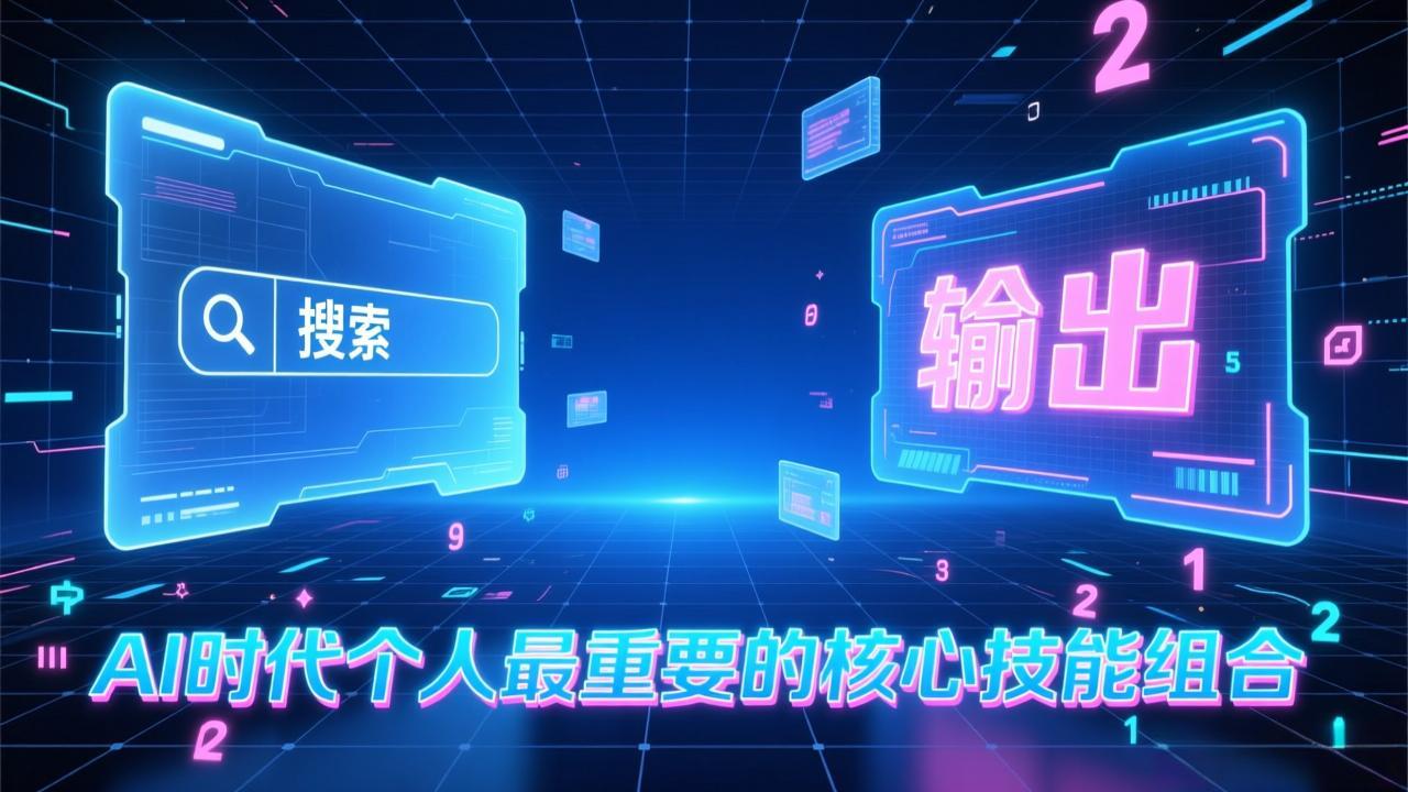 （17074期）付费文章：AI时代个人最重要的核心技能组合：“输出能力”和“搜索能力”插图
