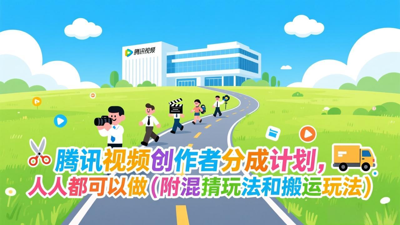 （17137期）腾讯视频创作者分成计划，人人都可以做（附混剪玩法和搬运玩法）插图