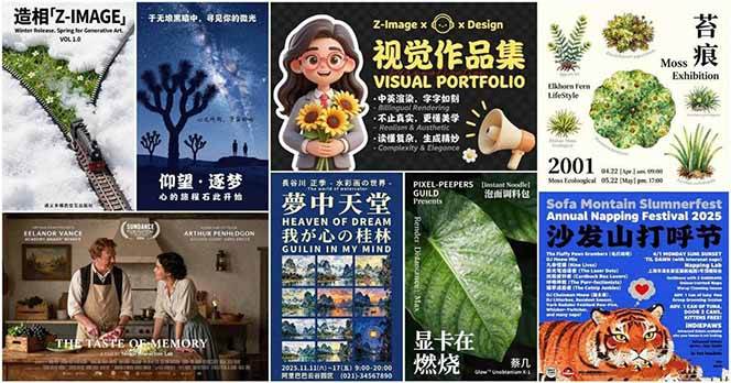 Z-Image – 逼真照片级文生图神器 WebUI+ComfyUI工作流 一键整合包插图2