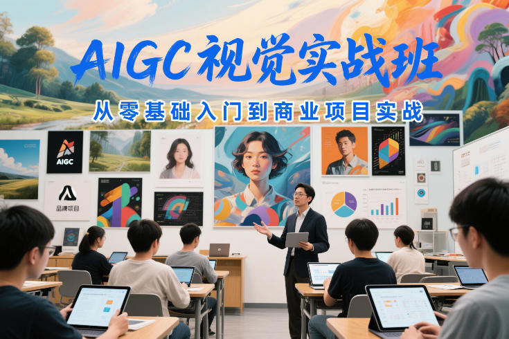 AIGC视觉实战班，从零基础入门到商业项目实战插图