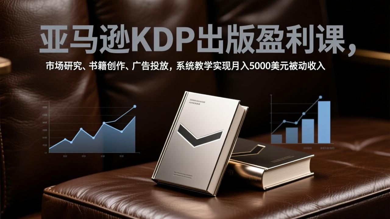 (17295期)亚马逊KDP出版盈利课,市场研究、书籍创作、广告投放,系统教学实现月入5000美元被动收入插图 (17295期)亚马逊KDP出版盈利课,市场研究、书籍创作、广告投放,系统教学实现月入5000美元被动收入插图