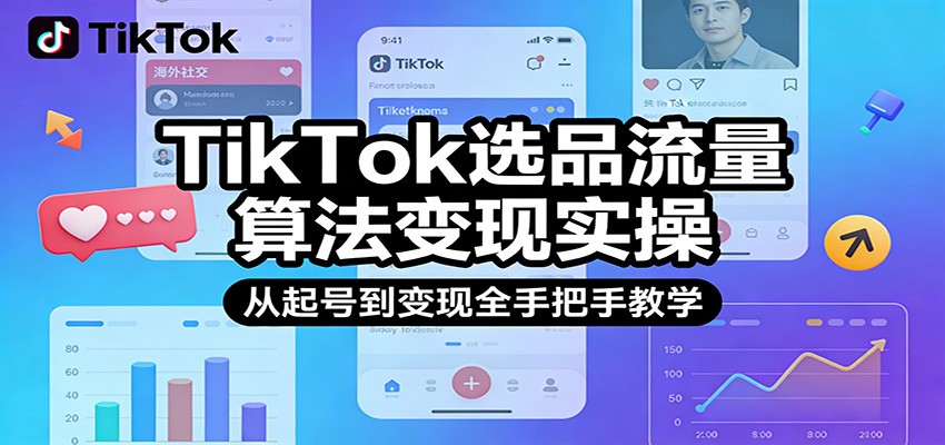 TikTok选品流量算法变现实操，从起号到变现全手把手教学插图