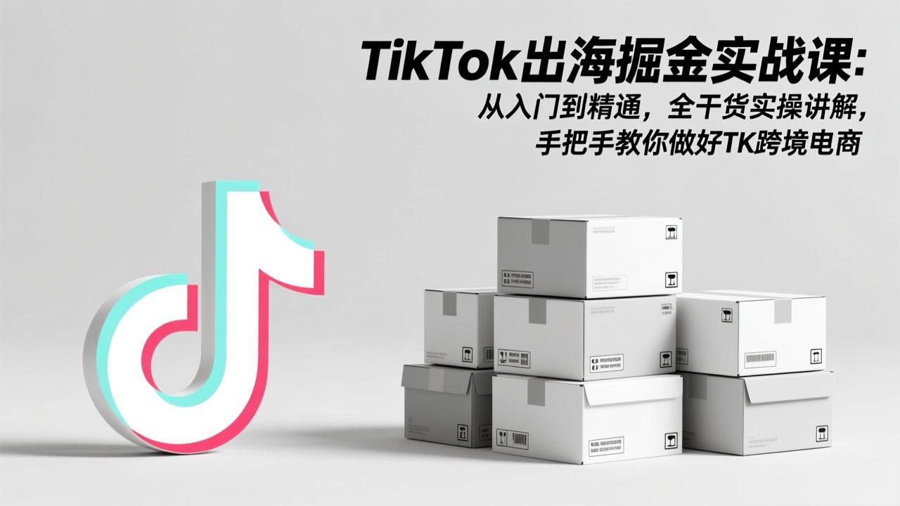 （17368期）TikTok出海掘金实战课：从入门到精通，全干货实操讲解，手把手教你做好TK跨境电商插图