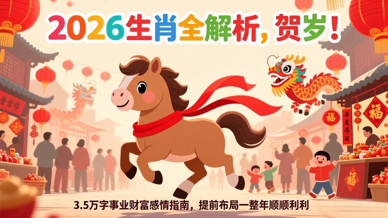 (17428期)付费文章:贺岁!2026生肖全解析,3.5万字事业财富感情指南,提前布局一整年顺顺利利插图 (17428期)付费文章:贺岁!2026生肖全解析,3.5万字事业财富感情指南,提前布局一整年顺顺利利插图