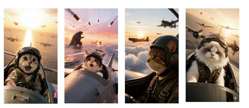 哥斯拉侵入了我的家乡–喵喵版短视频制作教学，快速起号涨粉插图1