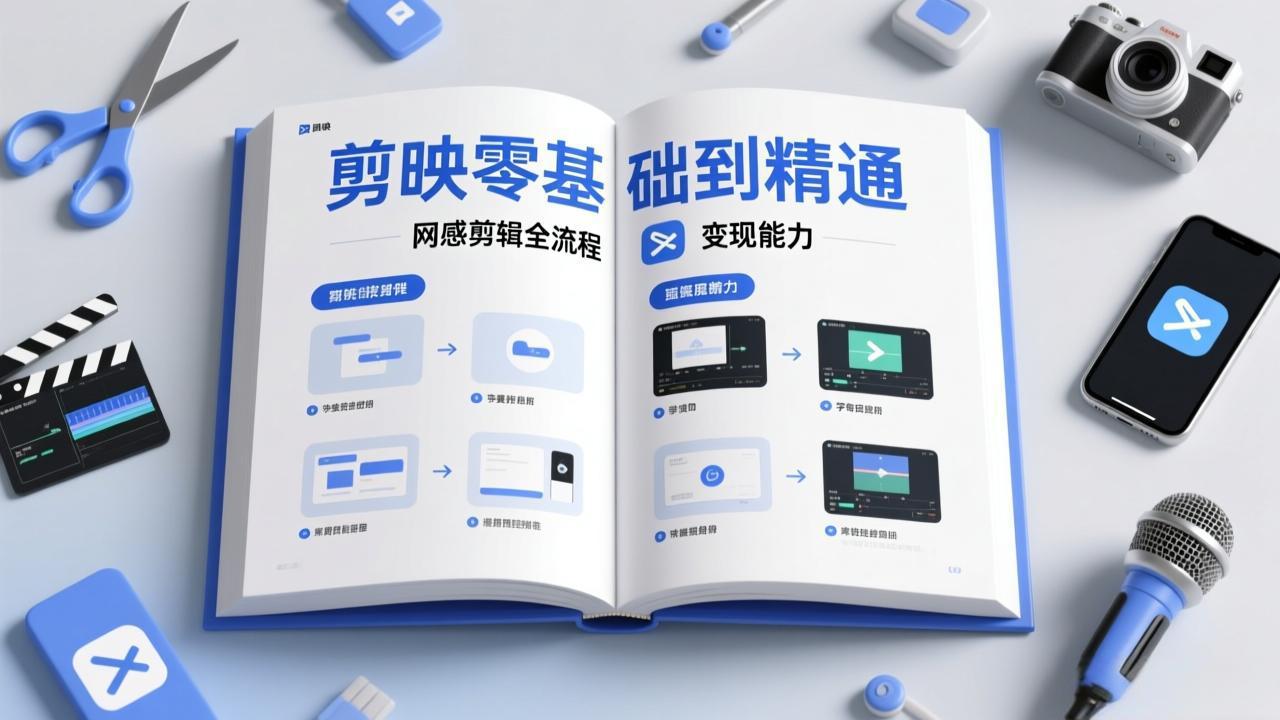 （17473期）剪映零基础也能快速上手，从入门到精通掌握网感剪辑全流程，掌握能直接变现的剪辑能力插图