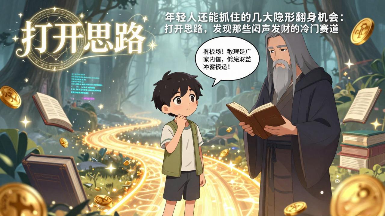 （17471期）付费文1+2：年轻人还能抓住的几大隐形翻身机会：打开思路，发现那些闷声发财的冷门赛道插图