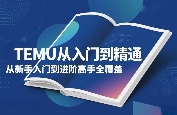TEMU从入门到精通，从新手入门到进阶高手全覆盖插图