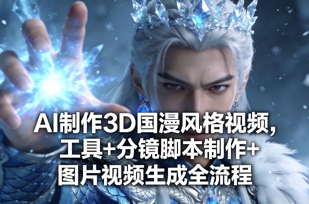 AI制作3D国漫风格视频，工具+分镜脚本制作+图片视频生成全流程插图