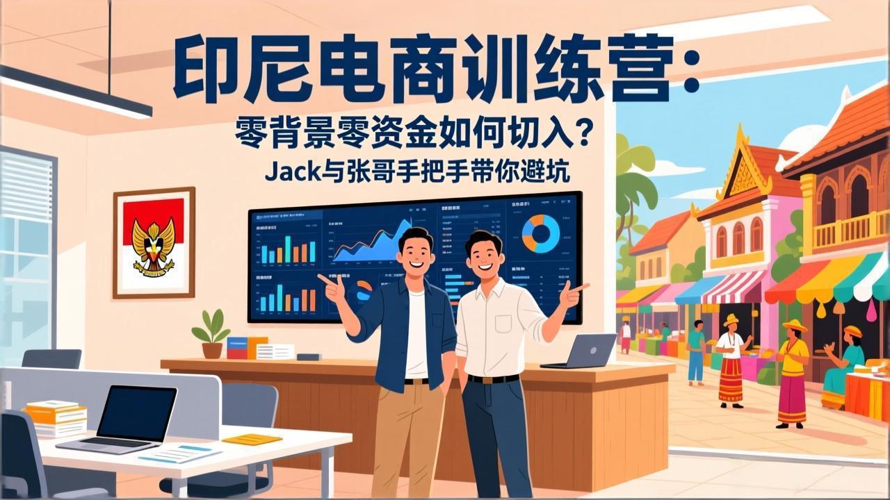 （17533期）印尼电商训练营：零背景零资金如何切入？Jack与张哥手把手带你避坑插图
