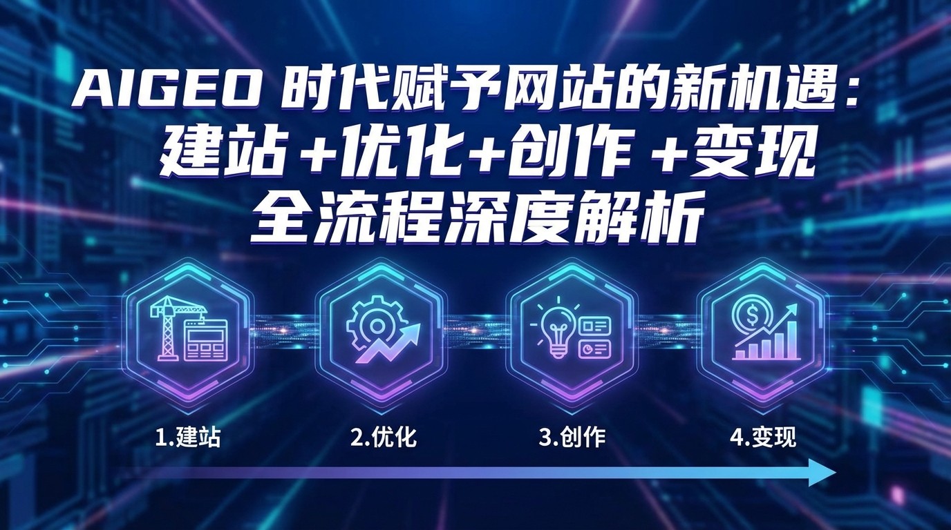 AIGEO+时代赋予网站的新机遇：建站+优化+创作+变现+全流程深度解析插图