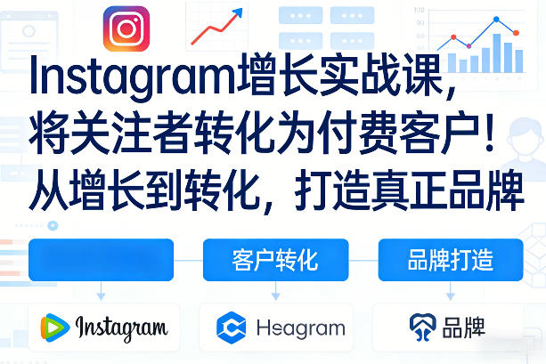 Instagram增长实战课，将关注者转化为付费客户！从增长到转化，打造真正品牌（双语字幕）插图
