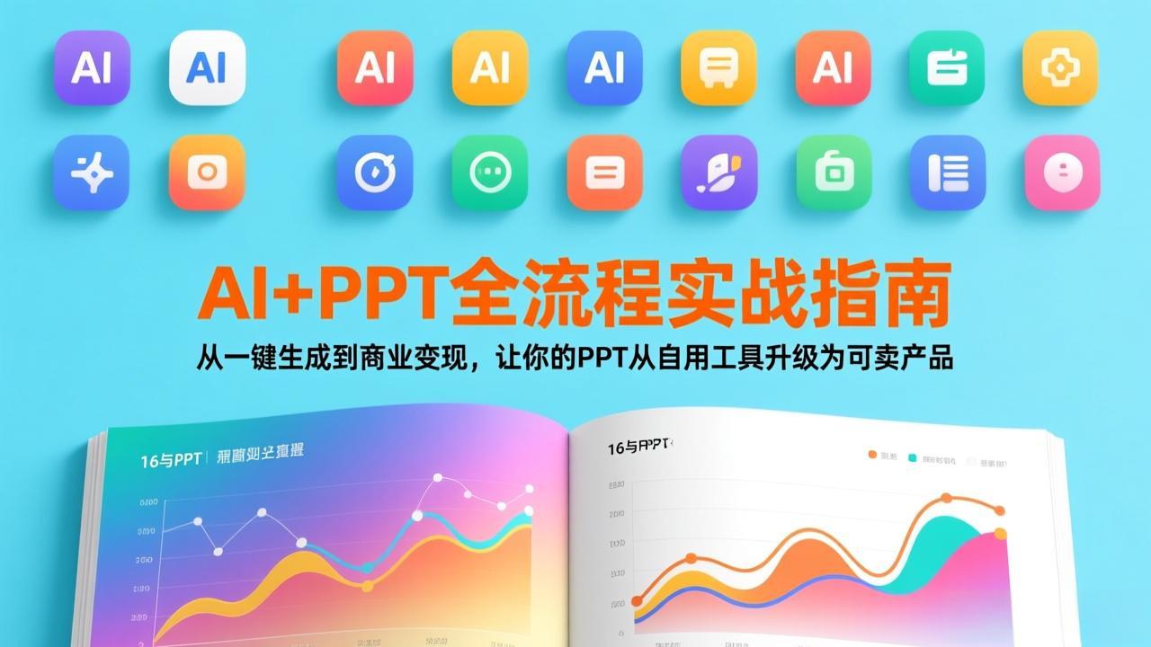 （17565期）AI+PPT全流程实战指南：从一键生成到商业变现，让你的PPT从自用工具升级为可卖产品插图