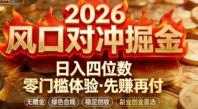 (17631期)2026美金对冲套利,无赠金对冲策略保驾护航,低门槛易上手实操。单人单日收益2000+插图 (17631期)2026美金对冲套利,无赠金对冲策略保驾护航,低门槛易上手实操。单人单日收益2000+插图