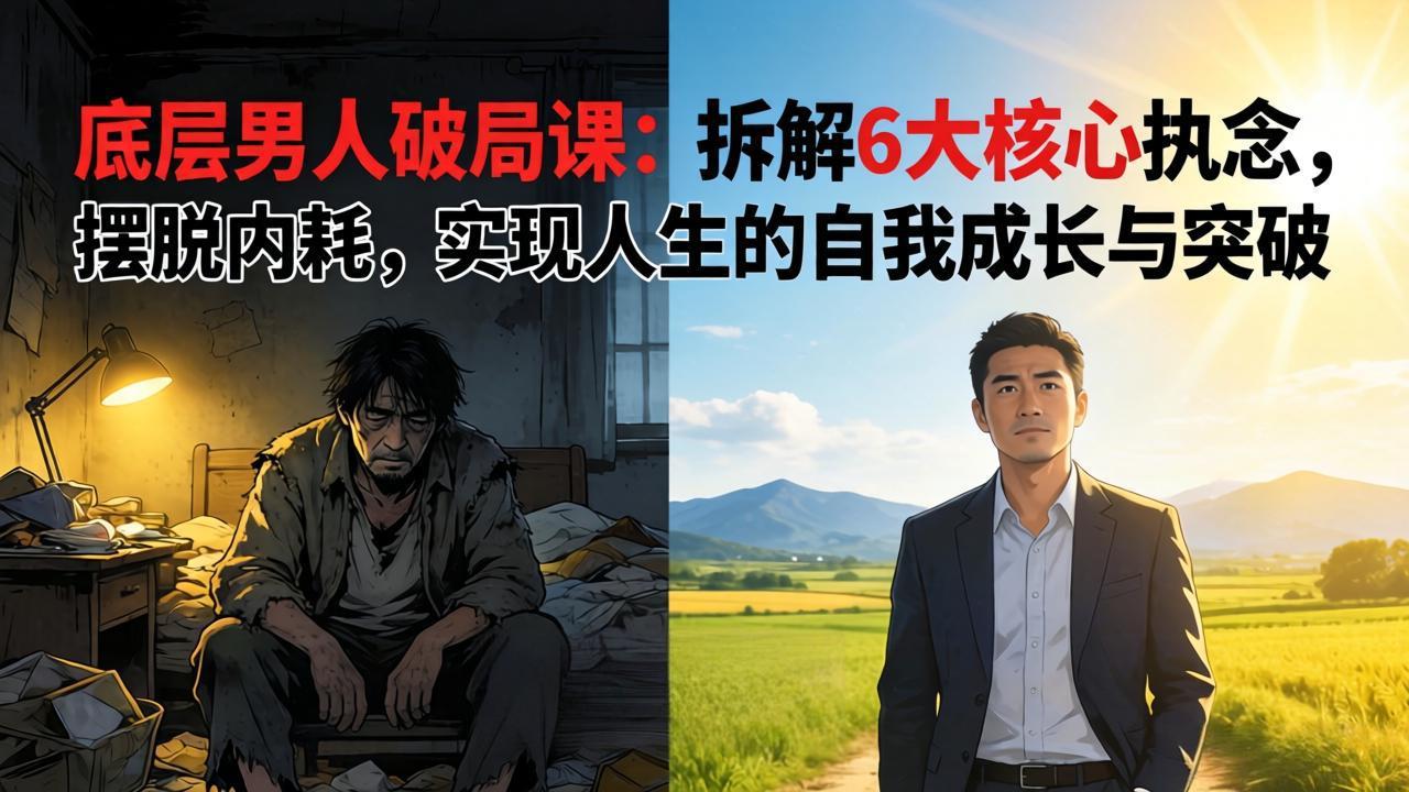 （17747期）付费文章：底层男人破局课：拆解 6 大核心执念，摆脱内耗，实现人生的自我成长与突破插图