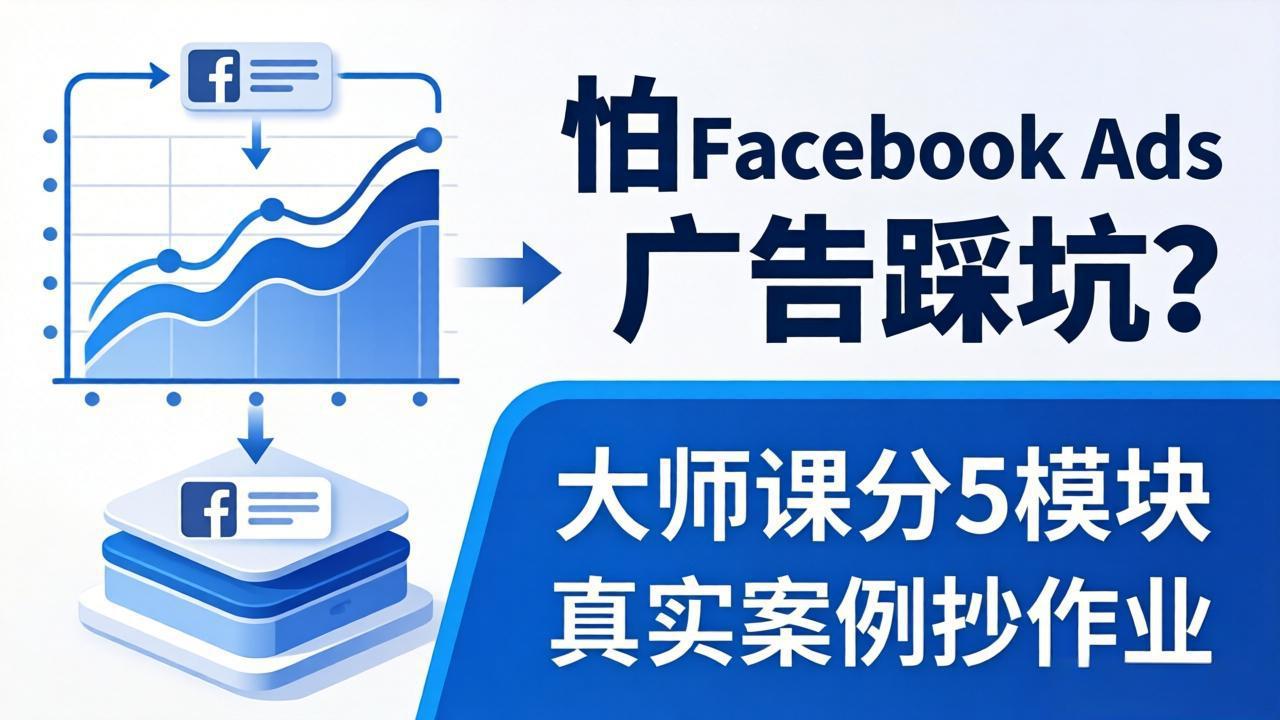 （18174期）怕 Facebook Ads 广告踩坑？大师课分 5 模块教你做广告、搞扩量，还带真实案例抄作业！插图
