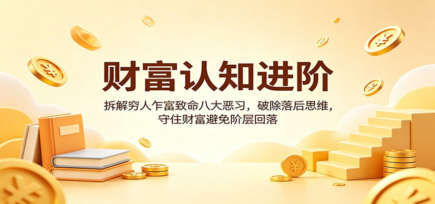 财富认知进阶：拆解穷人乍富致命八大恶习，破除落后思维，守住财富避免阶层回落插图