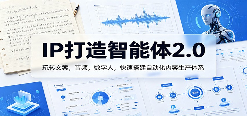 IP打造智能体2.0：玩转文案，音频，数字人，快速搭建自动化内容生产体系插图