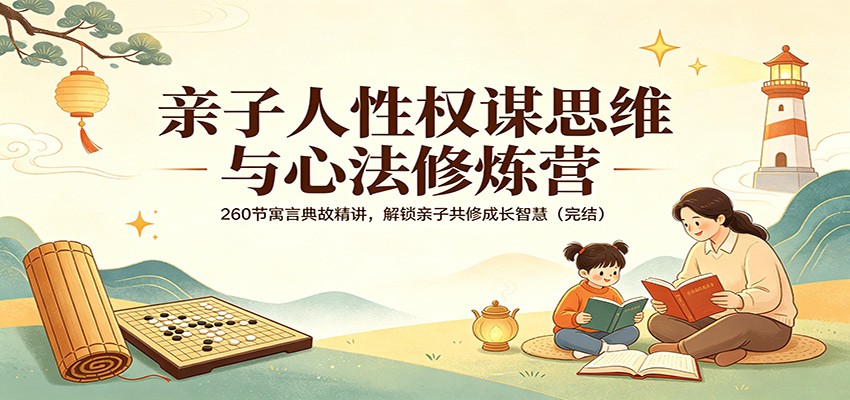 亲子人性权谋思维与心法修炼营：260节寓言典故精讲，解锁亲子共修成长智慧（完结）插图