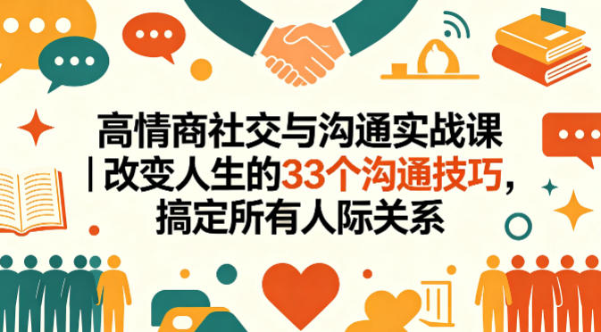 高情商社交与沟通实战课｜改变人生的33个沟通技巧，搞定所有人际关系插图