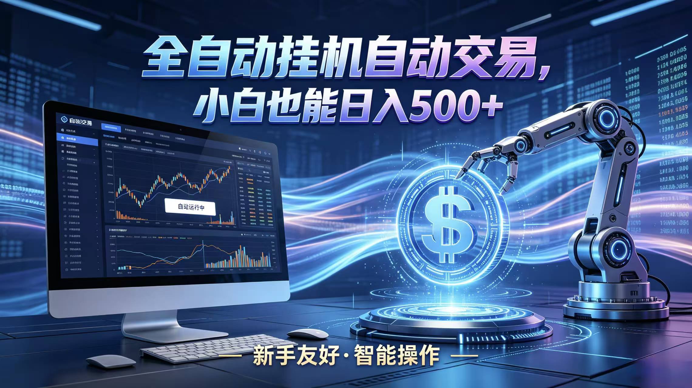 全新智能化交易助手，傻瓜式操作，小白也能快速上手，轻松实现日入500+插图