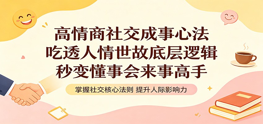 高情商社交成事心法：吃透人情世故底层逻辑，秒变懂事会来事高手插图
